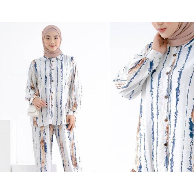 Misa one set pajamas / setelan motif terbaru VOL. 3 / setelan rayon premium adem /  setelan wanita