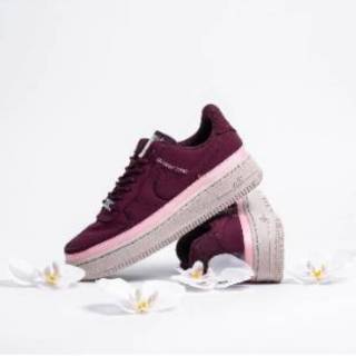 maroon af1 suede