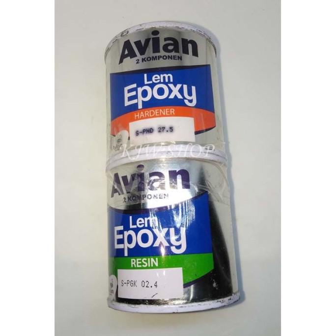 

TERLARIS Lem Epoxy Avian 340 Gram E Poxy Kayu Besi Logam Kaca Logam Glass Wood MURAH