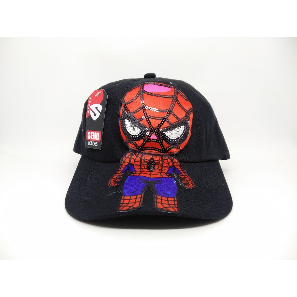 Topi Anak LED Karakter SUPERHERO