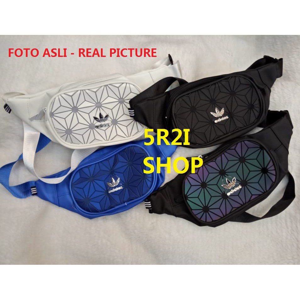 TAS ADIDAS x ISSEYMYAKE DAZZEL 3D WAIST BAG 815 SELEMPANG ADIDAS (FOTO ASLI KAMI) STAR SELL