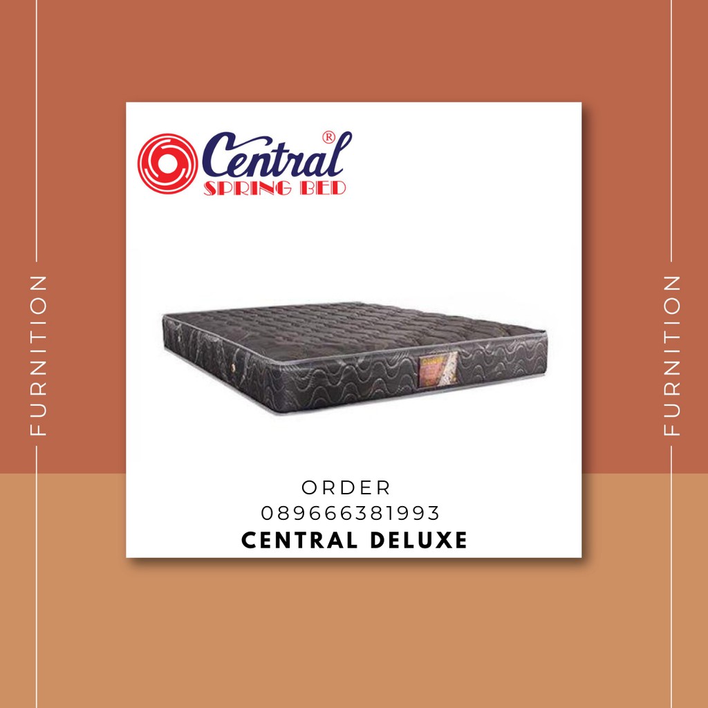 Kasur Springbed Central Deluxe Bonus bantal Original