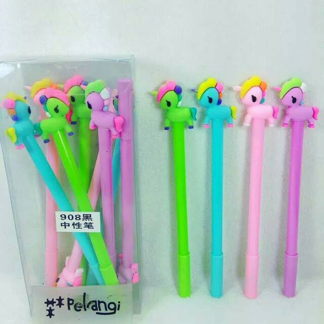 

Pulpen gel karakter Kuda Pony lucu