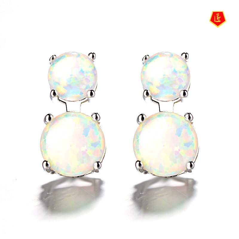 [Ready Stock]Elegant Classic Opal Earrings