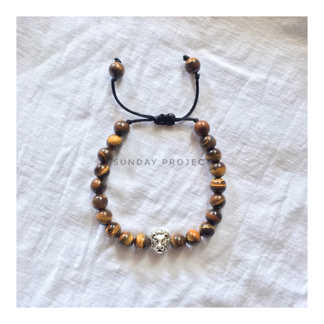 gelang batu tiger eye / tiger eye stone