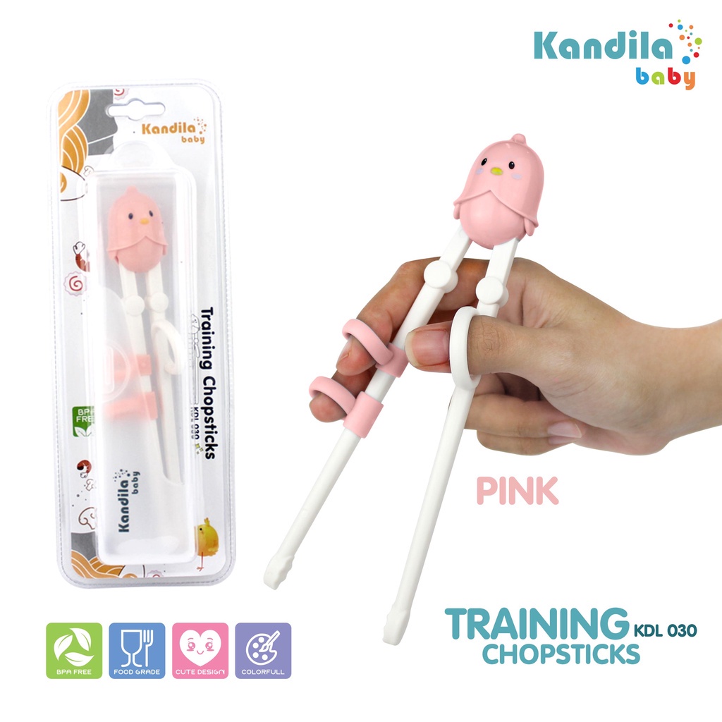 Kandila KDL030 Training Chopsticks - Sumpit Belajar Anak Sumpit Peralatan Makan Anak