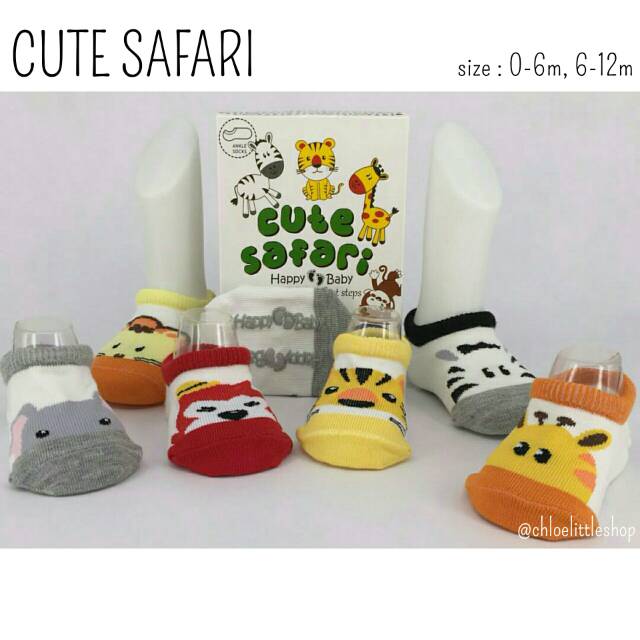 Happy Baby Socks size NB dan 6-12