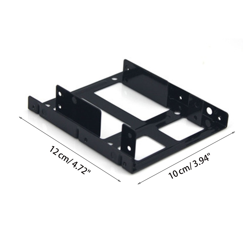 Bracket Hardisk btsg 2.5 3.5 Hitam Metal Hard Disk Shelf Desktop Nampan HDD Eksternal