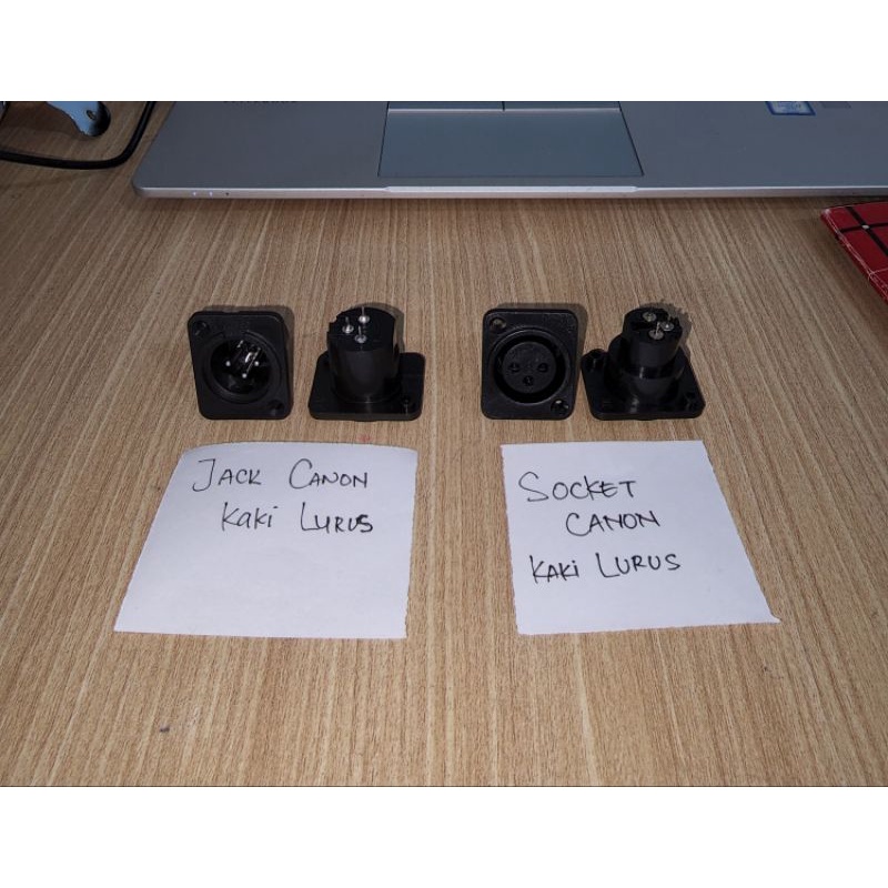 soket canon kaki lurus , jack canon kaki lurus