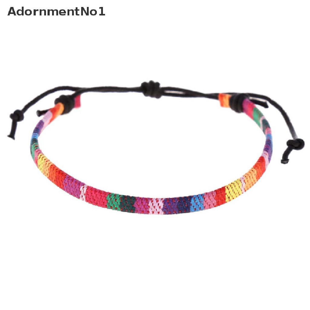 (AdornmentNo1) Gelang Rantai LGBT Gay Warna Pelangi Untuk Pasangan / Pria / Wanita Charms