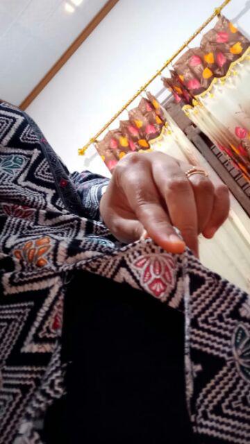 Terlaris Serut Genes Jelita Tunic Navbor Yelbor Whitbor Creambor Tunik Batik Modern Hrb030 Dolbi Dob