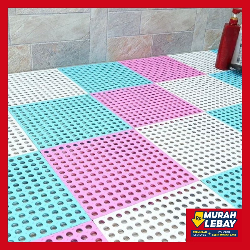 [COD] Karpet Kamar Mandi Anti Slip Alas Lantai Dapur Bathroom Toilet Mat Portable