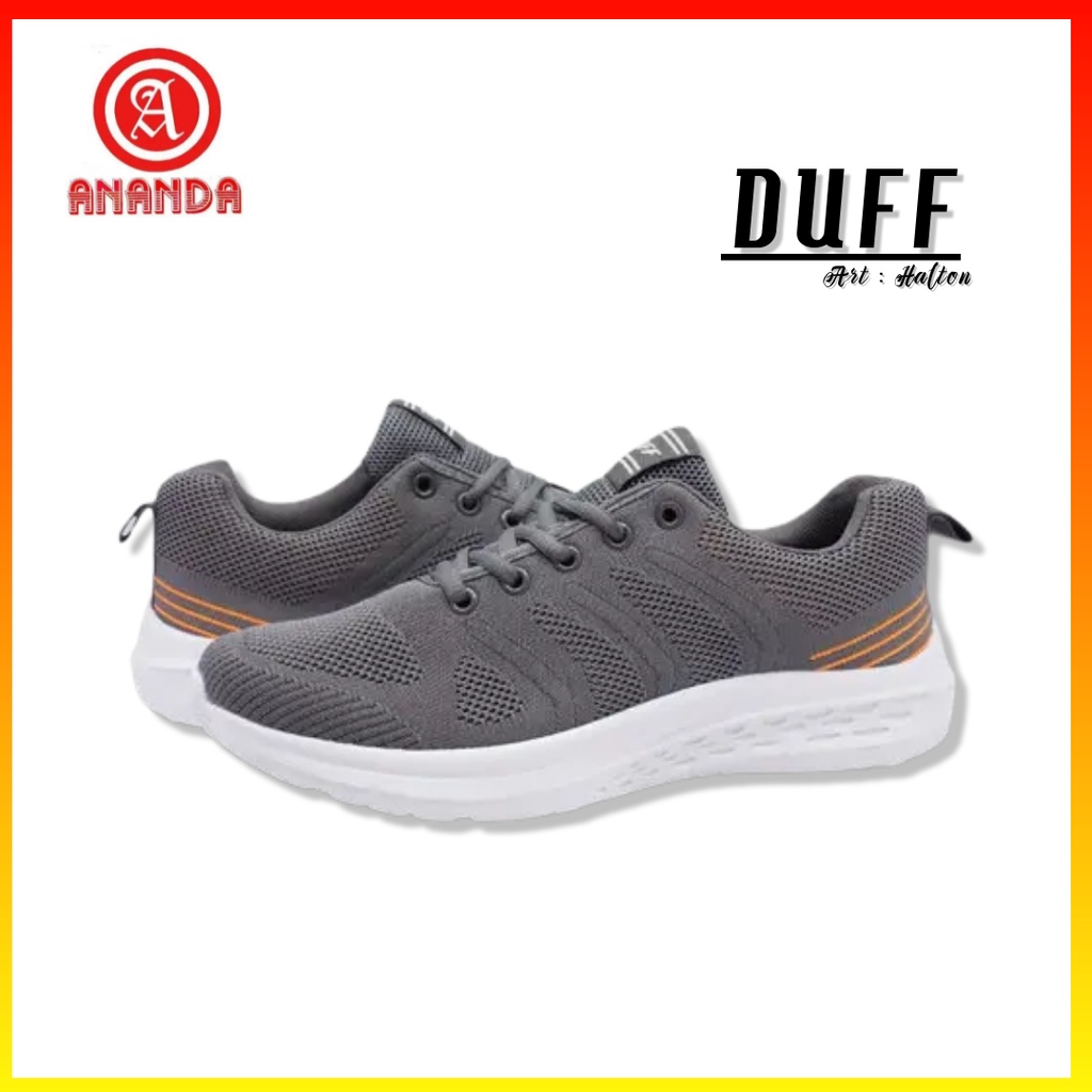 sepatu dewasa laki-laki duff halton d.grey 39-43/ sepatu sport