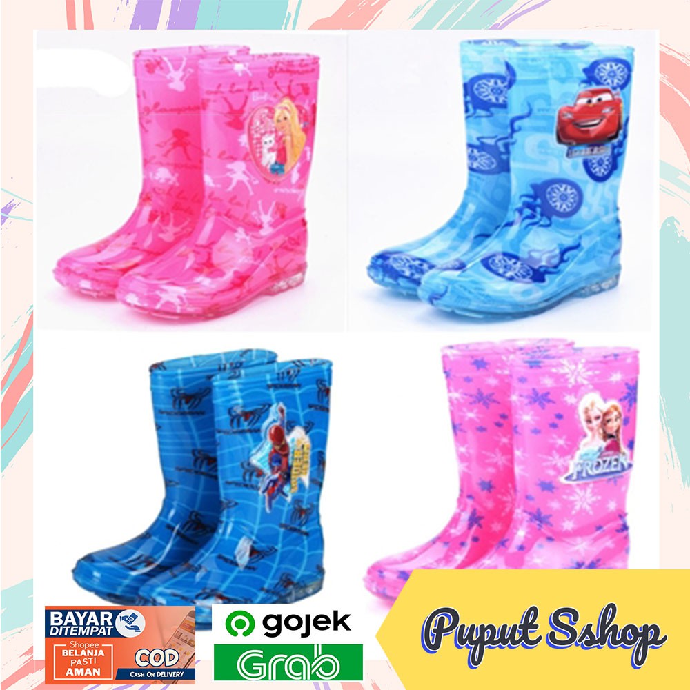 BOOTS ANAK PEREMPUAN WATERPROOF AP BOOT anti air Rain BOOTS