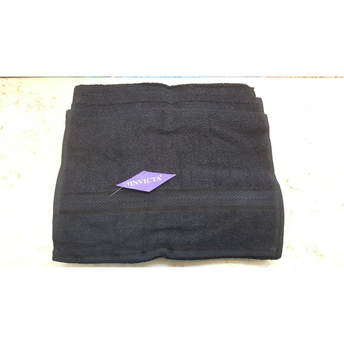 Handuk Invicta Hitam 35x80 Handuk Olahraga / Handuk Salon