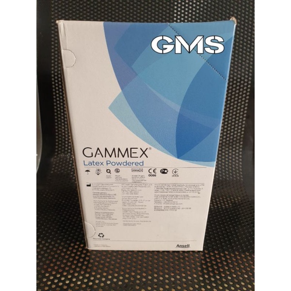 Sarung Tangan Steril Ansell Gammex Per Box isi 50 Pasang