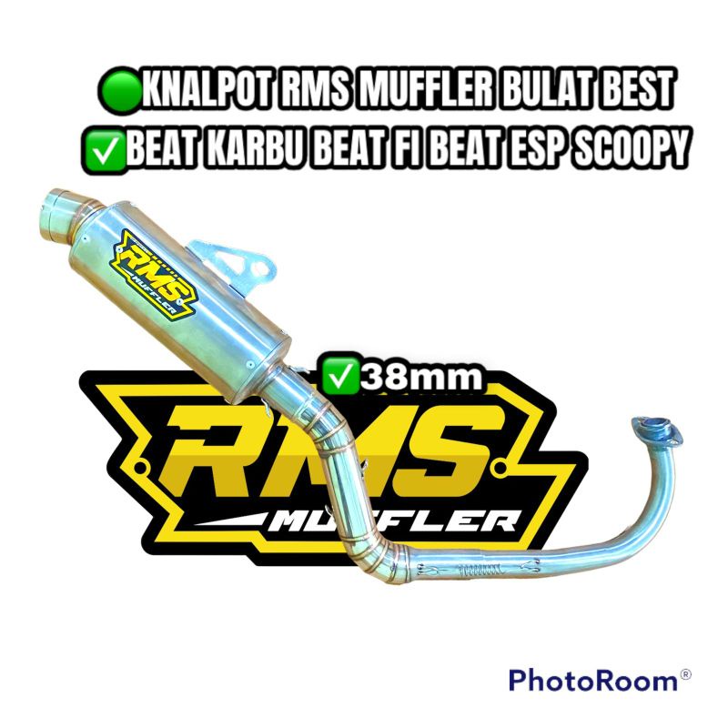 KNALPOT BEAT KARBU BEAT FI BEAT ESP BEAT STREET SCOOPY RMS BEST3 ORIGINAL DIAMETER 38MM