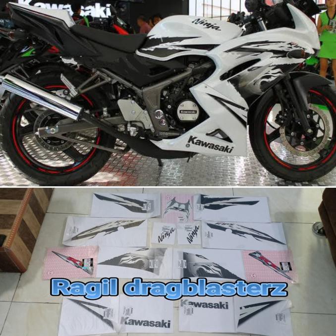 striping stiker set new ninja rr SE 2012 original