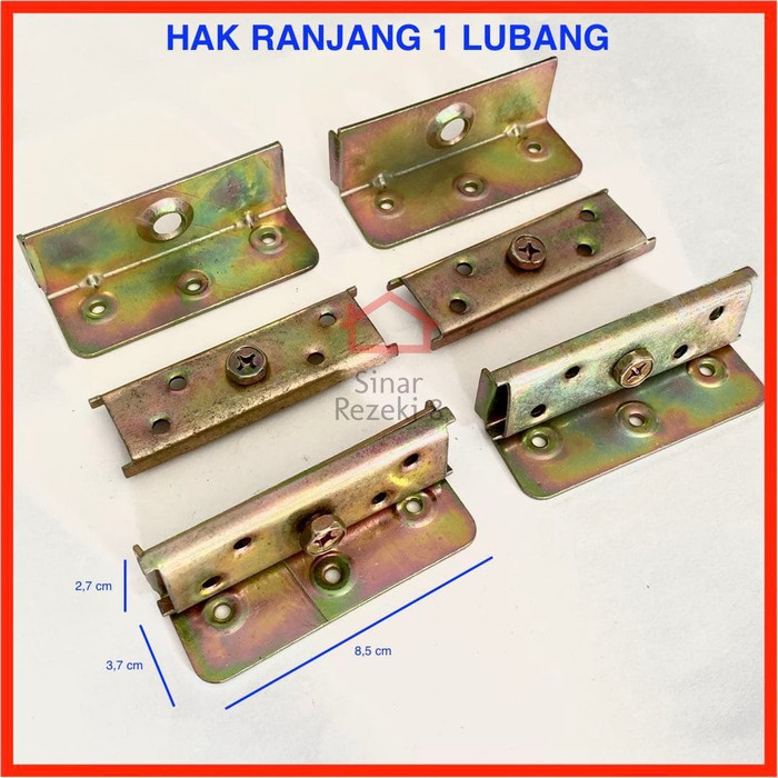 Hak Ranjang 1 Dipan Siku Tempat Tidur Bayi Baby Box Bed Fitting Engsel