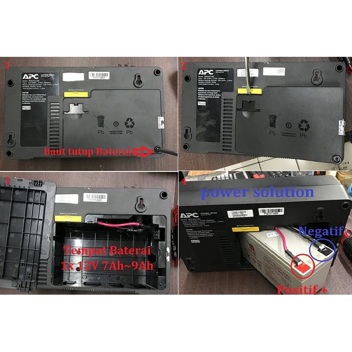 UPS APC BX625CI-MS TANPA BATERAI, UPS APC 625VA TANPA BATERAI