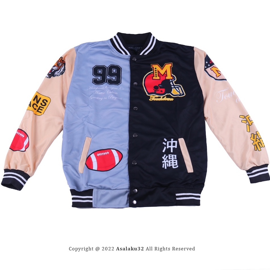 Varsity Jacket Jaket Varsity full printing Terbaru Jaket Varsity Terlaris Jaket Varsity Motif Jaket 