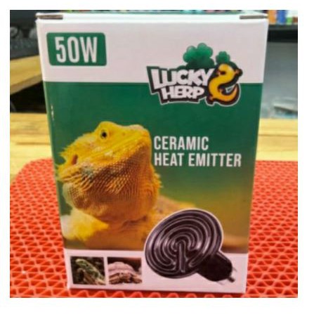 Lucky Herp Ceramic Lamp 25w 50w 75w Lampu Reptil Kura Kura/Frog