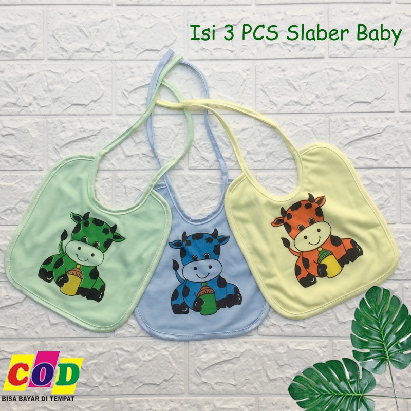 Ana Baby - 3 PCS Slaber Bayi / Tatak Aday / Lap Makan Bayi Baru Lahir