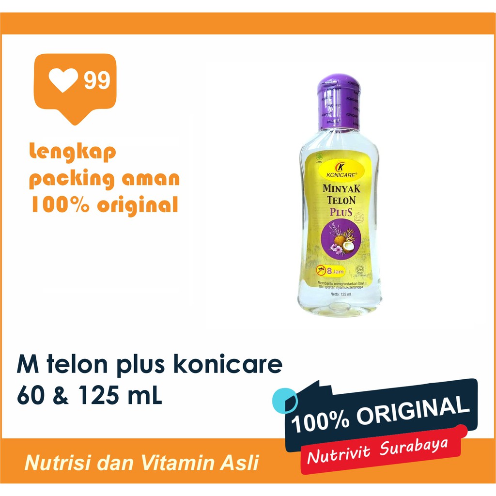 MINYAK TELON PLUS KONICARE 60ML/ 125ML