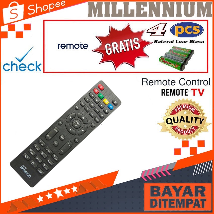 Remot Remote Receiver Parabola K-Vision Bromo C2000 / Topas TV TS2-39