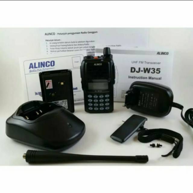 HT ALINCO DJ-W35 UHF 350MHZ WALKIE TALKIE ALINCO DJ W35 UHF LOW