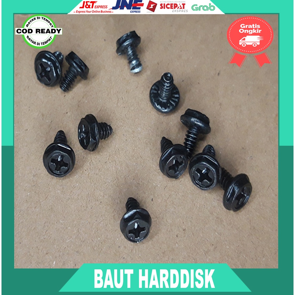 Baut Baud Harddisk SSD DVD RW PSU / Baut Casing belakang