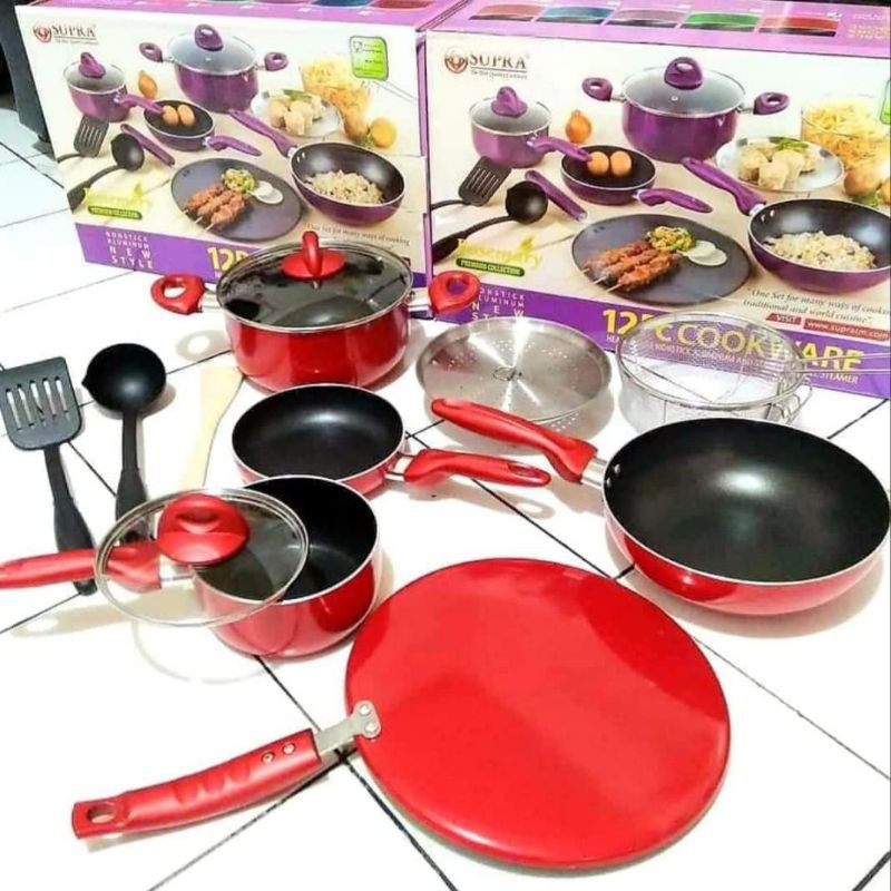 Panci Supra 12 pcs set