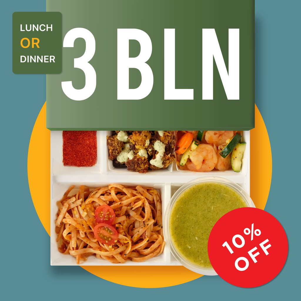

Dapurfit 3 BLN Lunch OR Dinner (60box/60days) Best Healthy Diet Catering Program | BISA DICICIL!