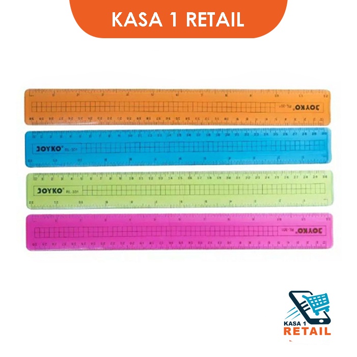 

Penggaris Lentur Panjang 30 cm Warna-Warni Lentur Bagus