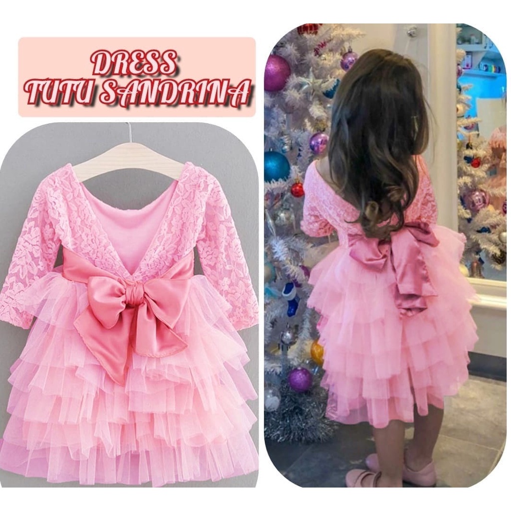 BISA BAYAR DI TEMPAT / COD / Dress anak / baju pesta ulang tahun anak / gaon anak 2 3 4 tahun / bali
