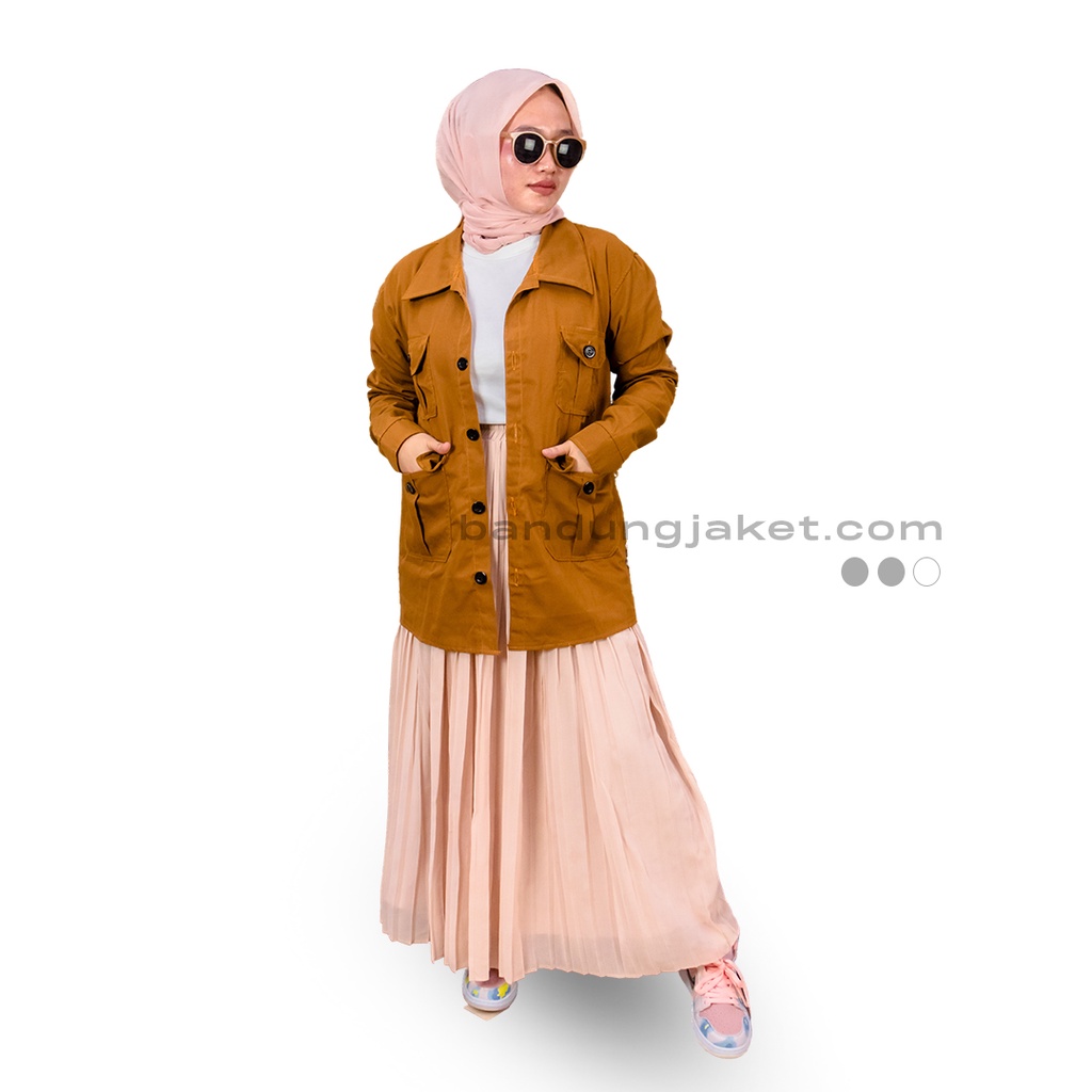 ADAM JAKET MUSTARD || JAKET SEMI PARKA || JAKET PRIA DAN WANITA MASA KINI