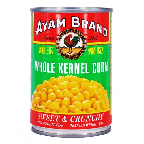 

whole kernel ayam brand sweet & crunchy 425