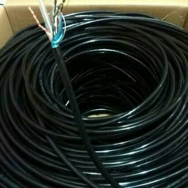 Kabel STP LAN VASCOLINK CAT6 Outdoor CAT 6 Siap Pakai FTP UTP Eceran per meter