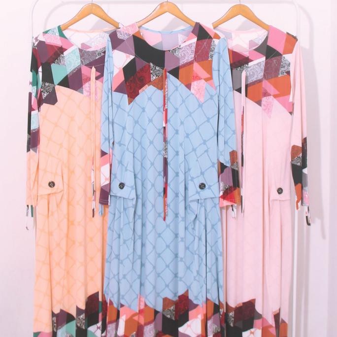 DISKON BAJU GAMIS WANITA GAMIS JUMBO GAMIS BCL GAMIS JERSEY 6826 - TOSCA 2019