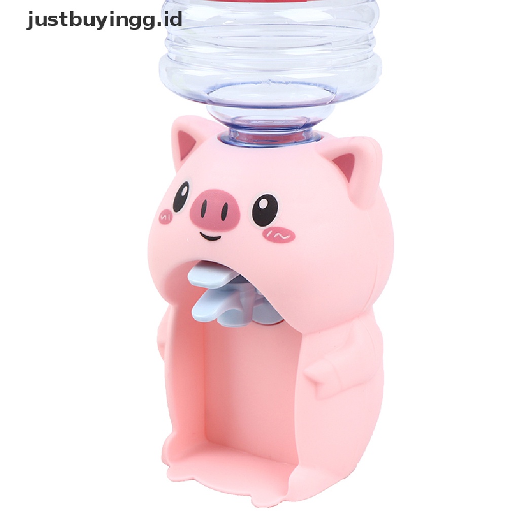 Justbuyingg.Id 1pc Mainan Dispenser Air Minum Mini Motif Kartun Ukuran 8x23cm Untuk Anak Bermain Peran