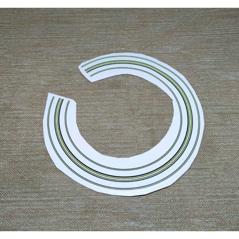 Inlay Decal Rosette Sticker Circle sound Hole Gitar akustik Jumbo