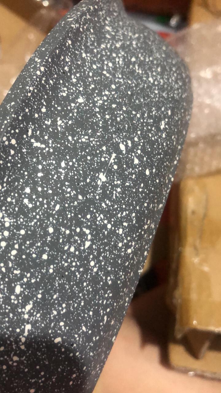 Debellin Casserole 20 Cm - Grey Granite Cookware Series Atau Panci Anti Lengket Premium