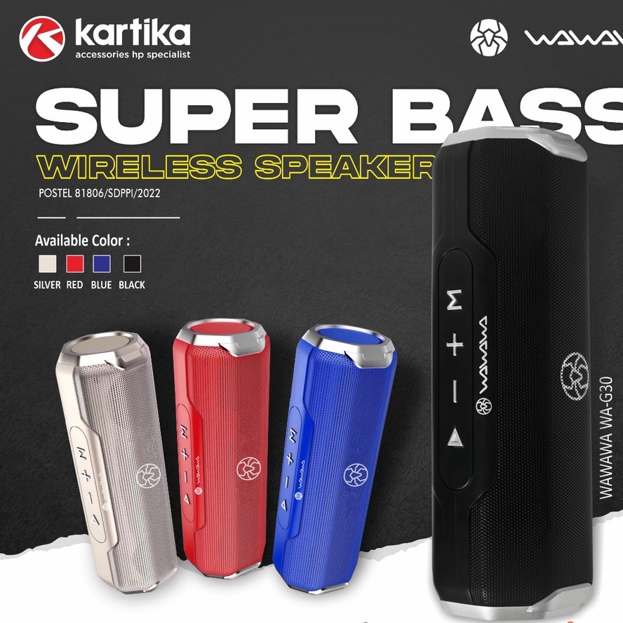 WAWAWA SuperBass Wireless Speaker WA-S218 Bluetooth 5.0  with 5W Total Output Power