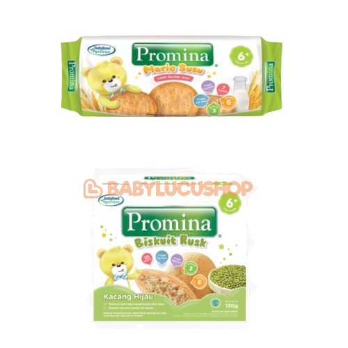 Promina Biscuit Baby Marie Roll Susu 150 g Biscuit Bayi 6+ Bulan