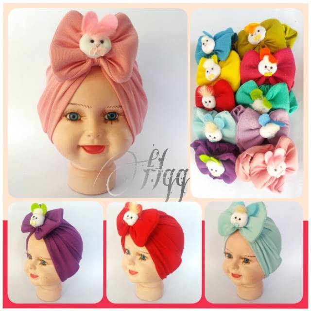 Turban Kupu Boneka | Turban Anak | Turban Bayi | Alus Collection | BISA C.O.D