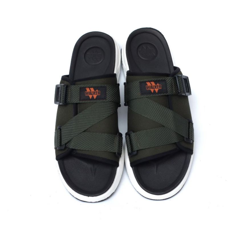 XSOESBDG.ID X WILIS Sandal Casual Pria Slide Kekinian Anti Slip Original Distro Ringan Pantai