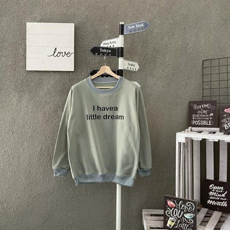 Nara Grosir - I Have Little Dream Sweater | Fashion Terkini | Sweater Termurah