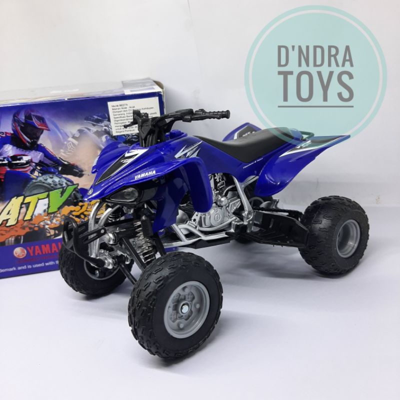 Diecast Miniatur Motor ATV Yamaha YZF 450 Motocross / Trail Yamaha Newray 1:12