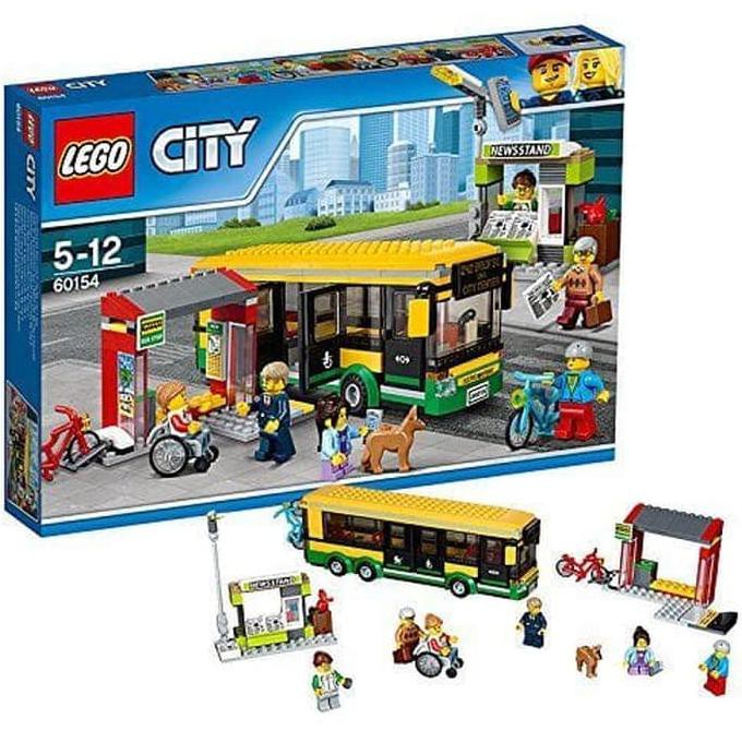 lego city town bus station 60154