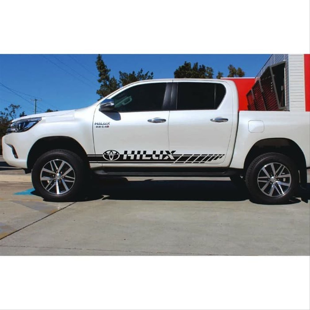 Sticker Hilux Stiker Hilux Sticker Mobil Toyota Hilux Side Body Shopee Indonesia